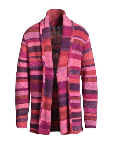 THE ELDER STATESMAN Cardigan Purple 100% Cashmere