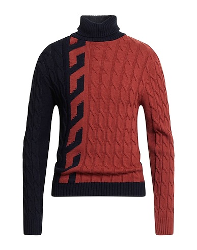 BERNESE Milano Turtleneck Brick 50% Wool, 50% Modacrylic