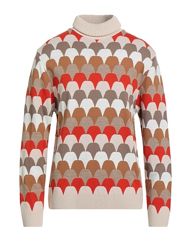BERNESE Milano Polo neck Ivory 50% Wool, 50% Modal