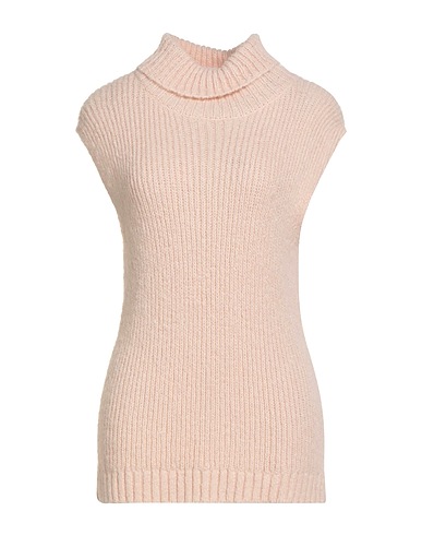 RABENS SALONER Sleeveless sweater Beige 52% Cotton, 35% Recycled polyester, 13% Wool
