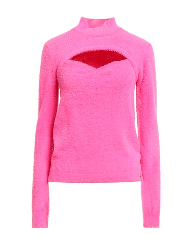 DENNY ROSE Turtleneck JEANS Fuchsia 50% Acrylic, 45% Polyamide, 5% Elastane