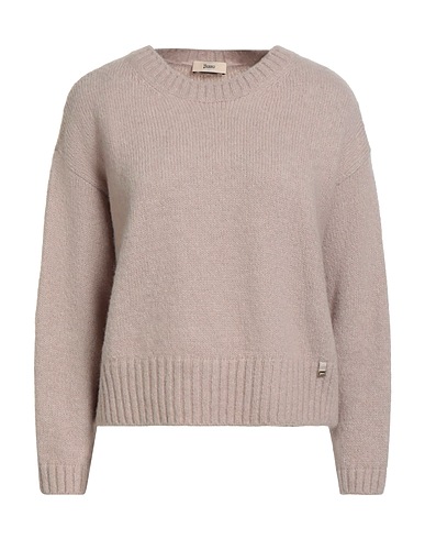 HERNO Jumper Beige 65% Alpaca wool, 25% Polyamide, 10% Wool, Cotton, Polyester