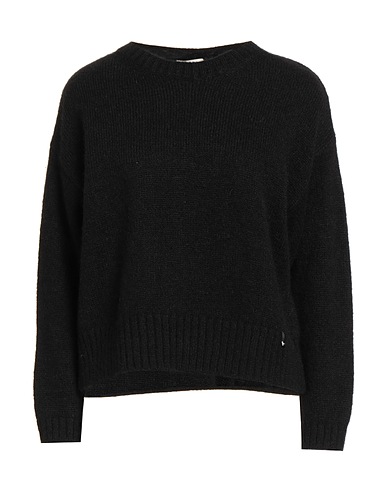 HERNO プルオーバー ブラック 毛（アルパカ） 65% / ナイロン 25% / ウール 10% / コットン / ポリエステル