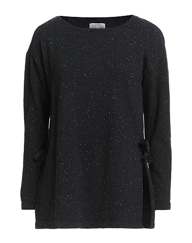 MARIA BELLENTANI Jumper Black 60% Wool, 20% Cotton, 20% Polyamide