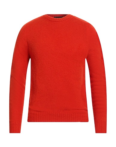 ALPHA STUDIO Jumper Orange 100% Geelong Wool