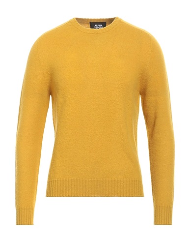 ALPHA STUDIO Pullover Senape 100% Lana Geelong