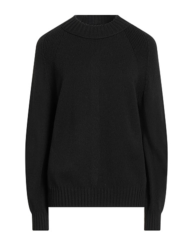 ALPHA STUDIO Turtleneck Black 52% Wool, 48% Polypropylene