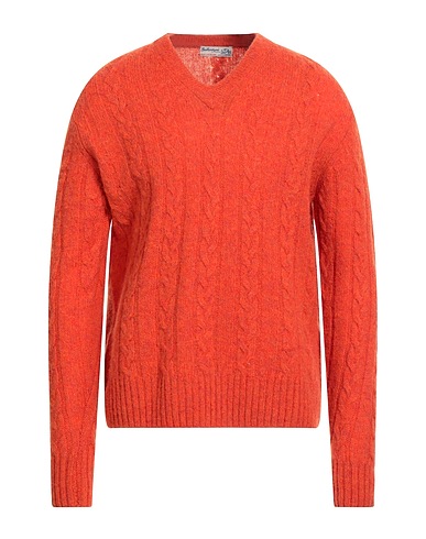 BALLANTYNE Jumper Orange 100% Wool