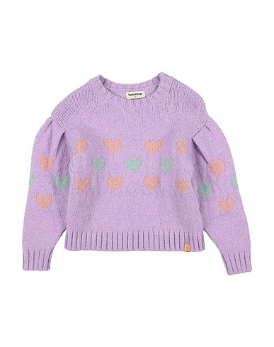 TOCOTO VINTAGE Jumper Lilac 63% Acrylic, 25% Polyamide, 7% PBT - Polybutylene terephthalate, 5% Alpaca wool