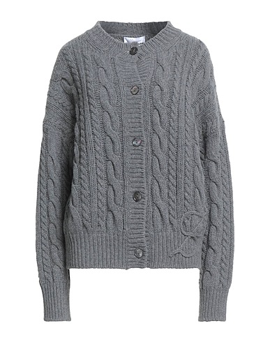BLUMARINE Cardigan Grigio 90% Lana, 10% Cachemire