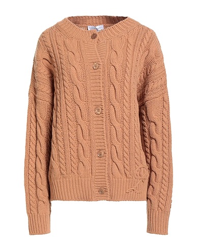 BLUMARINE Cardigan Cammello 90% Lana, 10% Cachemire