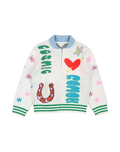 STELLA McCARTNEY KIDS Cardigan Off white 95% Cotton, 5% Wool