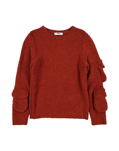 MSGM Jumper Brown 64% Polyacrylic, 20% Polyamide, 8% Viscose, 8% Wool