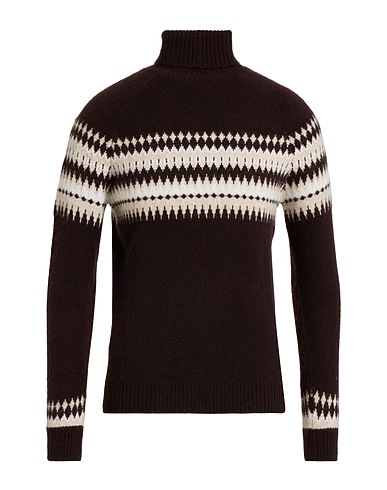 ELEVENTY Cashmere blend Chocolate brown 71% Cashmere, 19% Silk, 10% Polyester
