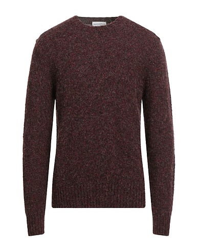 BALLANTYNE Jumper Burgundy 100% Wool