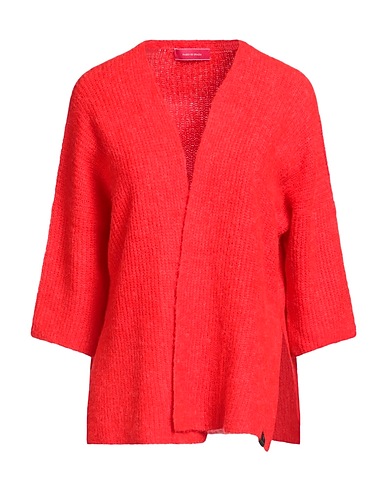 PASEO DE GRACIA Cardigan Red 35% Acrylic, 30% Polyamide, 25% Wool, 10% Polyester