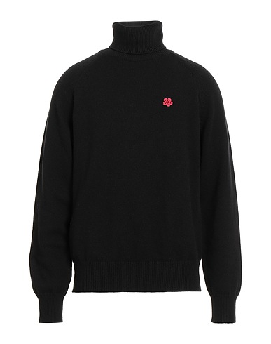 KENZO Polo neck Black 100% Wool