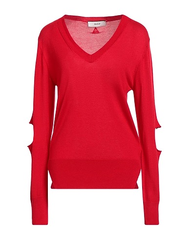 AKEP Pullover Rosso 65% Viscosa, 26% Lana Merino, 9% Poliammide
