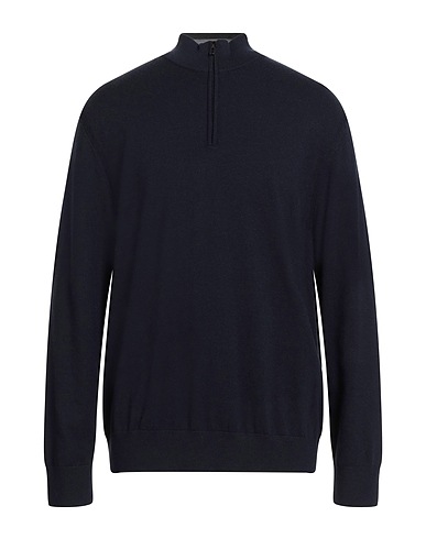 DIKTAT Polo neck Midnight blue 40% Viscose, 30% Polyamide, 25% Acrylic, 5% Cashmere