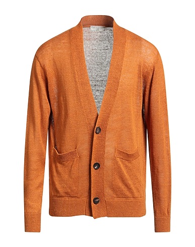 FILIPPO DE LAURENTIIS Cardigan Tan 75% Linen, 25% Silk