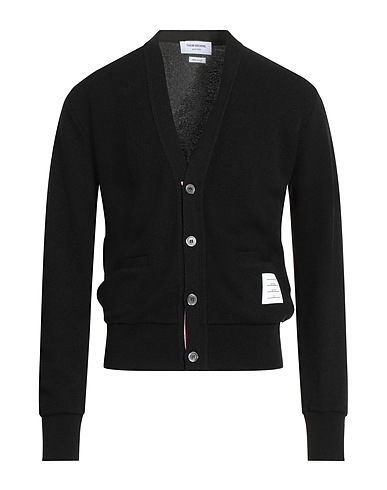 THOM BROWNE Cardigan Midnight blue 100% Cashmere