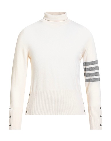 THOM BROWNE Cashmere jumper Cream 100% Cashmere