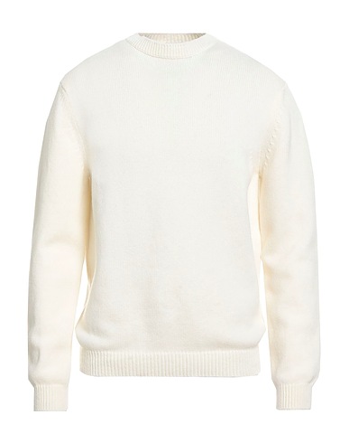 MALO Pullover Avorio 100% Lana Vergine