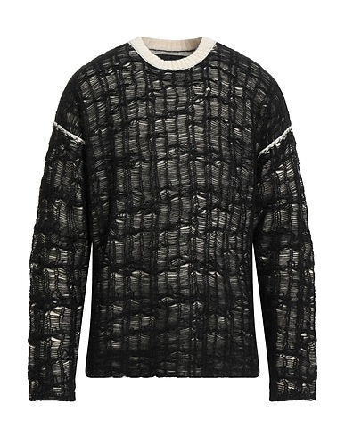 ISABEL BENENATO Jumper Black 75% Alpaca wool, 25% Polyamide