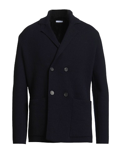 MALO Blazer Blu notte 70% Lana Vergine, 30% Cachemire