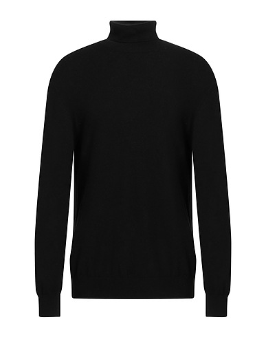 DIKTAT Polo neck Black 54% Wool, 29% Viscose, 11% Polyamide, 6% Cashmere