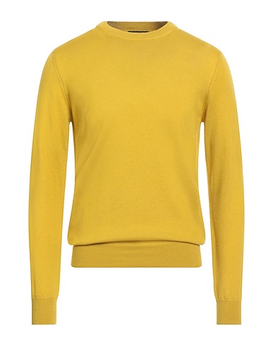 ARAGONA Pullover Senf 100% Merinowolle