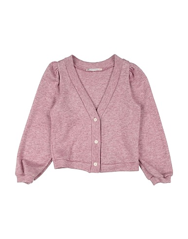 IL CIRCO DI OLIVIA Cardigan Rosa antico Cotone, Viscosa, Poliammide