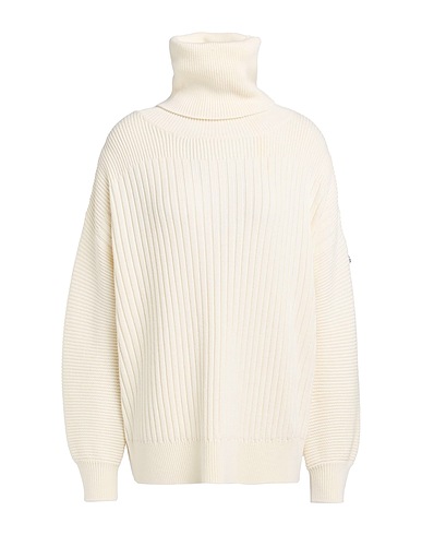 MONCLER Polo neck X WILLOW SMITH Cream 100% Virgin Wool