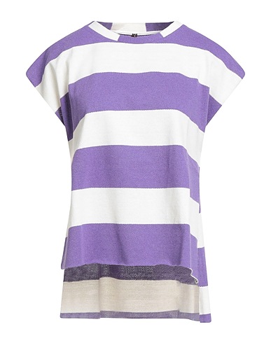 MANILA GRACE Sweatshirt Purple 90% Cotton, 10% Polyester
