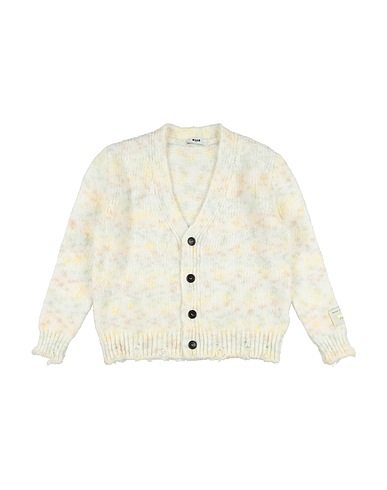 MSGM Cardigan White 55% Polyacrylic, 23% Wool, 22% Polyester