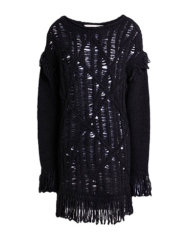 CIRCUS HOTEL Jumper Black 46% Wool, 30% Acrylic, 14% Polyamide, 10% Alpaca wool