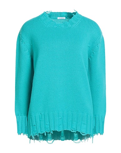 MALO Pull en cachemire Turquoise 100% Cachemire