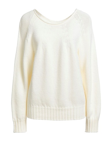 LIVIANA CONTI Sweater White 100% Virgin Wool