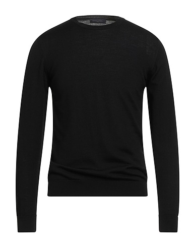 DANIELE FIESOLI Sweater Black 100% Merino Wool