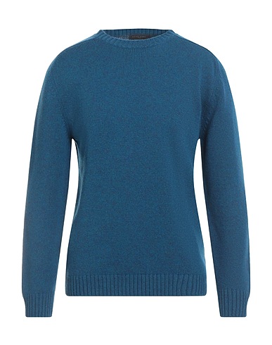 DANIELE FIESOLI Pullover Blu 100% Lana Merino