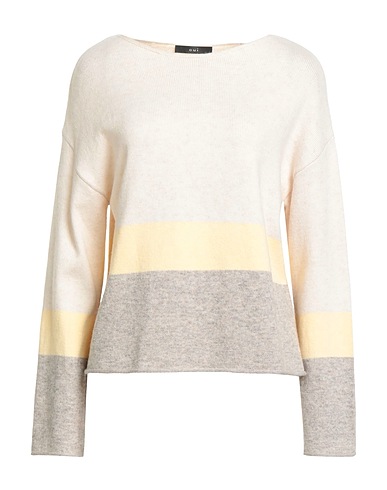 OUÍ Pullover Avorio 40% Poliammide, 23% Lana, 17% Viscosa, 10% Poliacrilico, 10% Poliestere