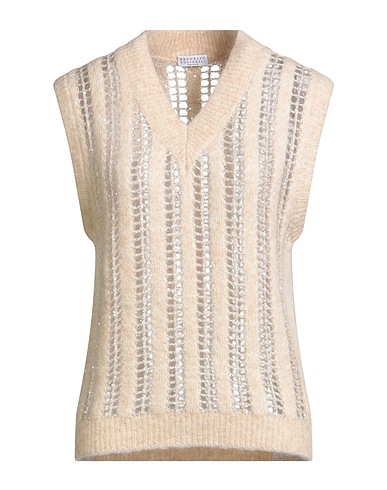BRUNELLO CUCINELLI Pullover Cremeweiß 60% Wolle, 40% Mohairwolle, Polyester, Polyamid