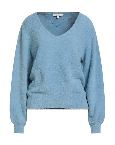 GARCIA Sweater Sky blue 72% Polyamide, 18% Viscose, 10% Polyester