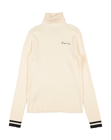 MARNI Rollkragenpullover Pastellgelb 95% Baumwolle, 5% Kaschmir