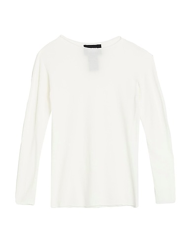 ALPHA STUDIO Pullover Weiß 95% Viskose, 5% Elastan