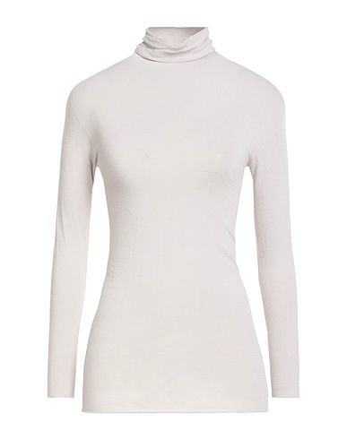 ALPHA STUDIO Polo neck Light grey 95% Viscose, 5% Elastane