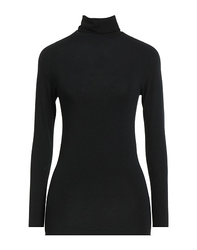 ALPHA STUDIO Turtleneck Black 95% Viscose, 5% Elastane