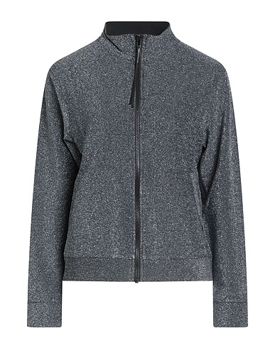 OTTOD'AME Sweatshirt Gunmetal 79% Viscose, 9% Polyester, 9% Polyamide, 3% Elastane