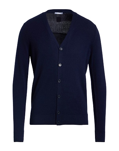 JACOB COHЁN Cardigan Midnight blue 100% Wool