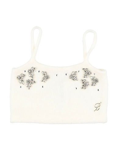 MISS BLUMARINE Top Beige 65% Wool, 35% Polyamide
